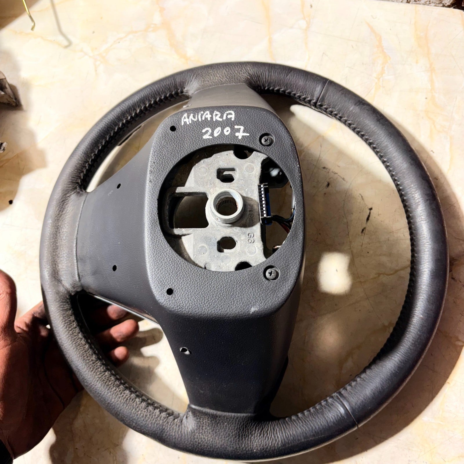 Vauxhall Antara L07 Leather Multifunction Steering Wheel Audio Phone 2006-2015