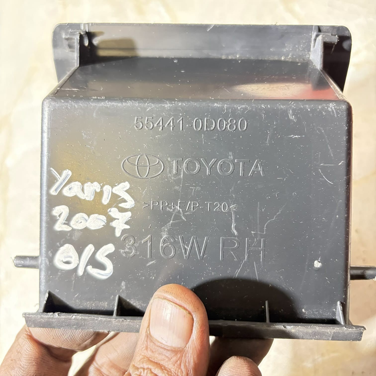 Toyota Yaris Mk2 XP90 2005-2011 RHD Driver Dash Storage Compartment 55441-0D080