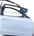 MERCEDES E CLASS ESTATE W212 FRONT RIGHT DOOR DRIVER SIDE WHITE 13-16 SCRATCHED