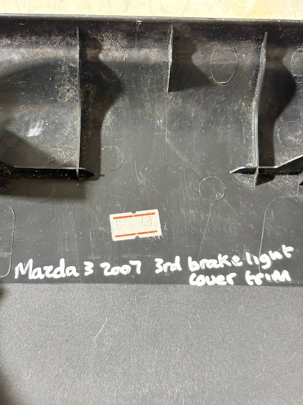 Mazda 3 2007 3rd Brake Light Cover Trim B32H6930