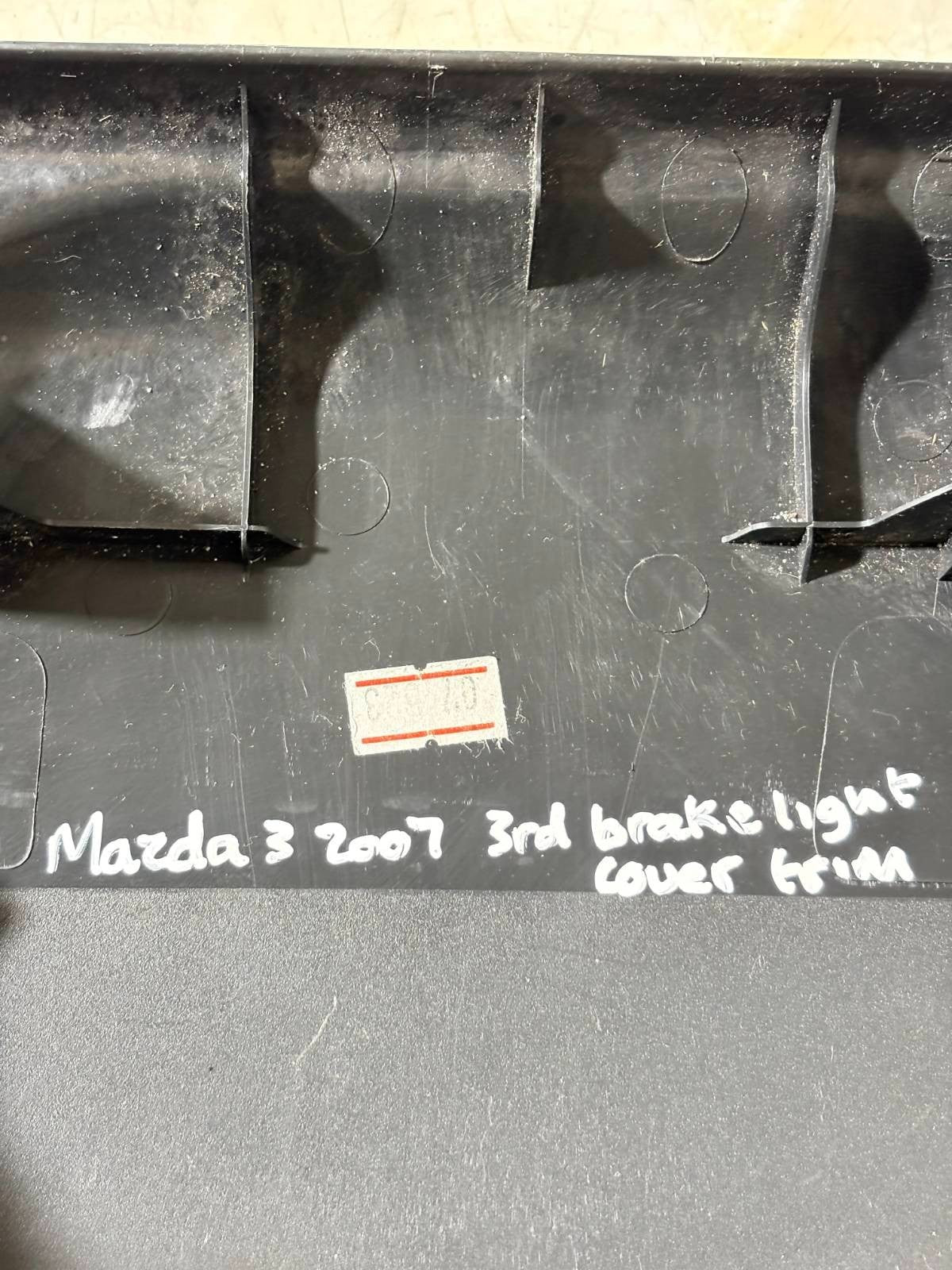 Mazda 3 2007 3rd Brake Light Cover Trim B32H6930