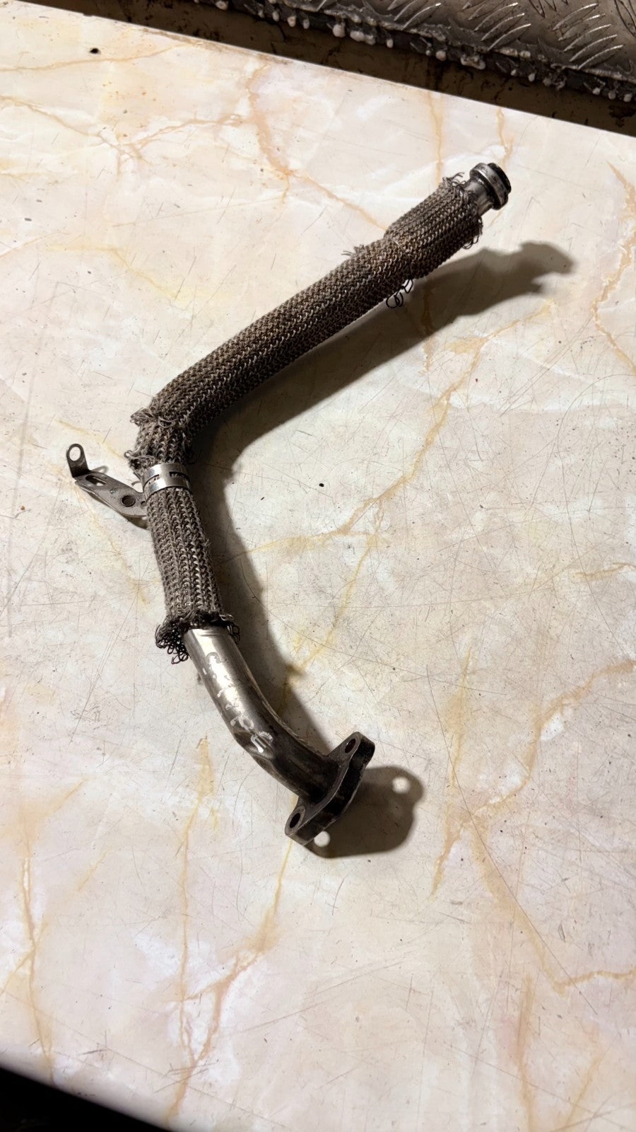 Jaguar S-Type EGR valve line pipe hose