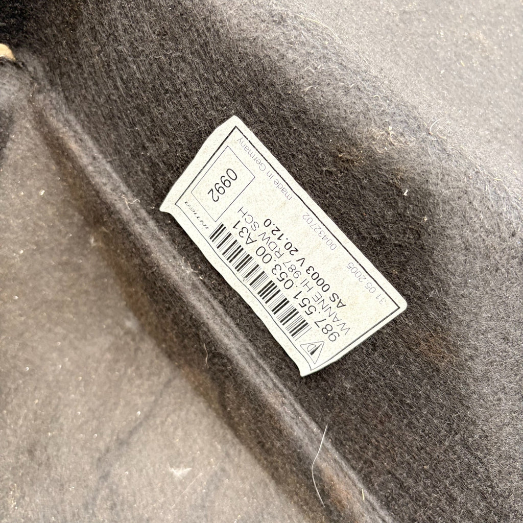 Porsche Boxster Rear Boot Carpet 98755105300A31