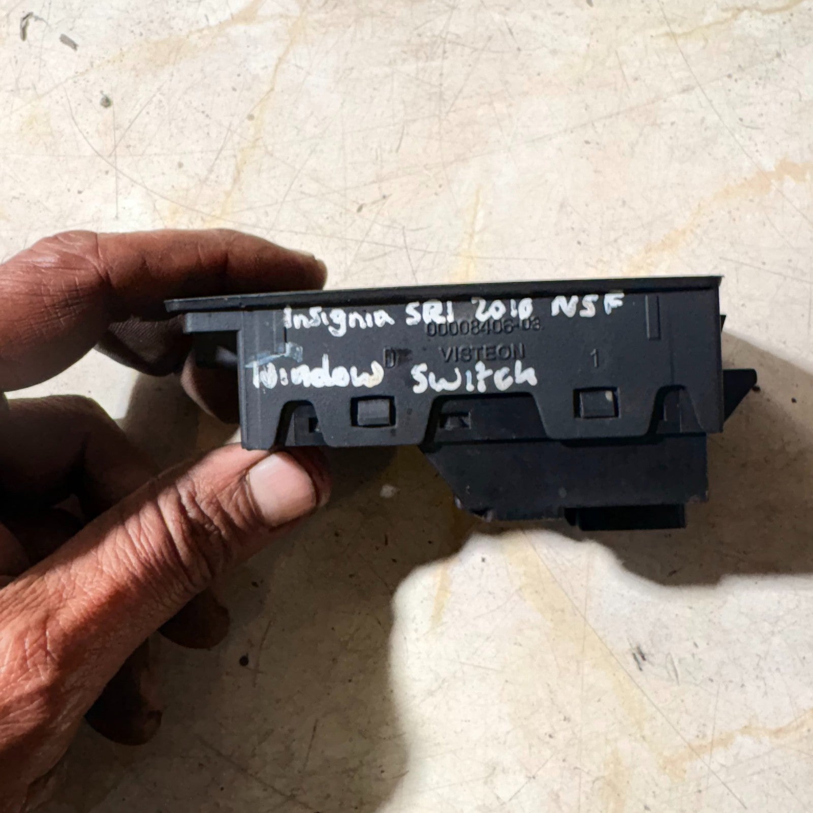 Vauxhall Insignia SRI Mk1 2008-2017 Passenger Front Left Window Switch