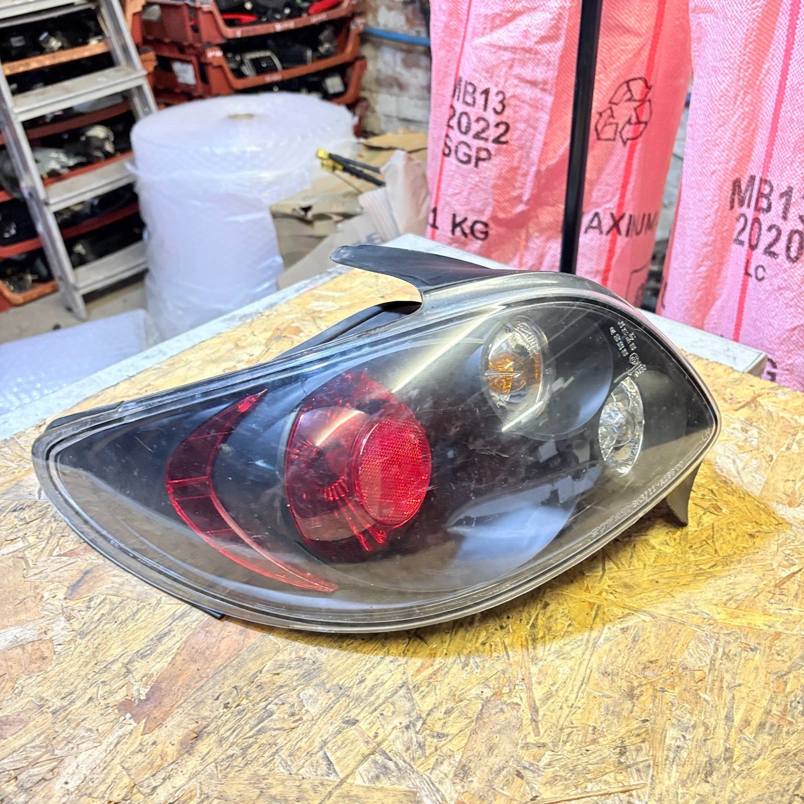 Peugeot 206 GTi 180 2003-2006 NSR Left Smoked Rear Tail Light SK3711-A2B6