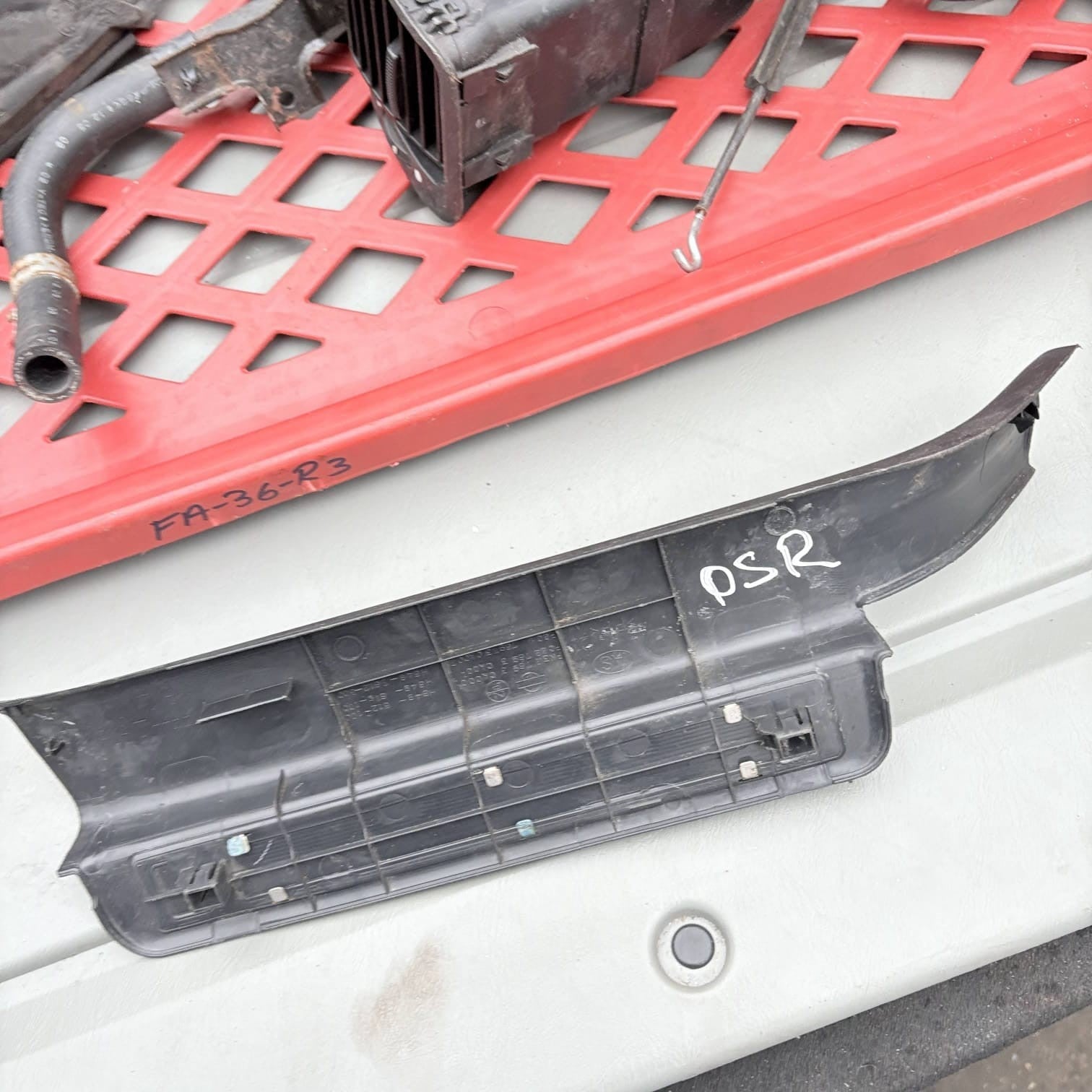 Fiat Stilo 2001-2007 5 Door Rear Right Door Sill Trim Scuff Plate 735276788