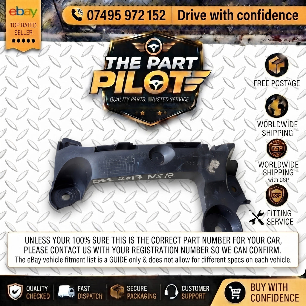 CITROEN DS3 DS 3 2009-2019 3DR N/S REAR BUMPER MOUNT BRACKET 9683743080