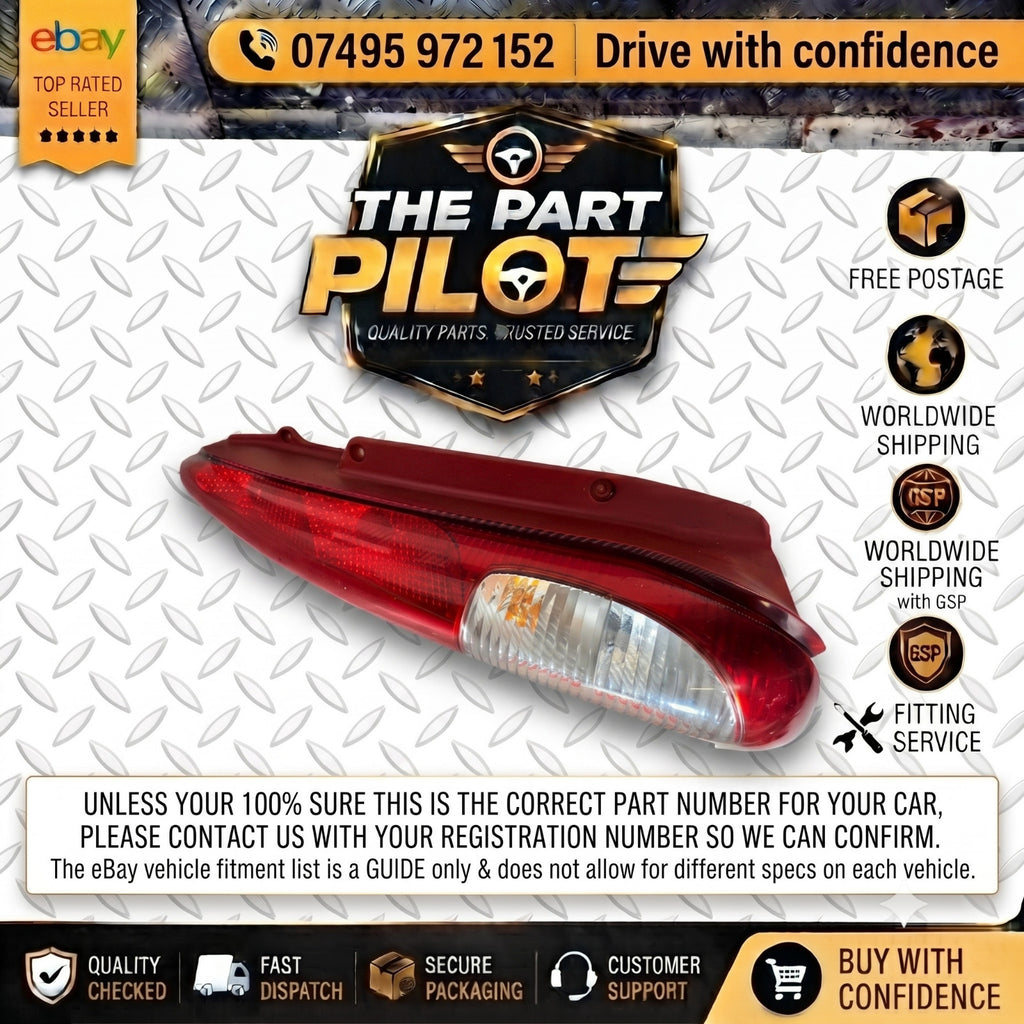 Daewoo Tacuma Chevrolet Rezzo U100 2000-2008 LH Rear Tail Light 96260526