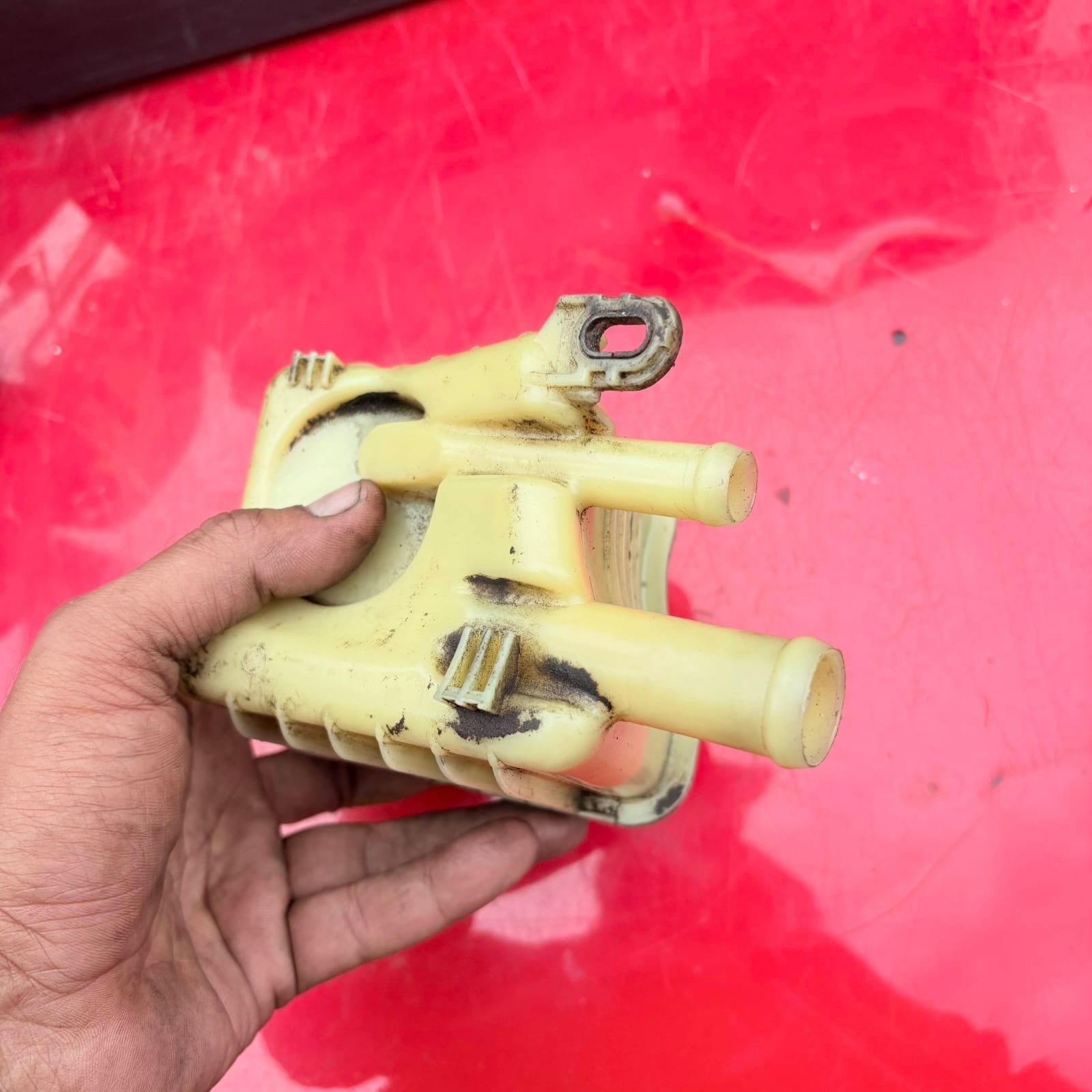 AUDI Q7 POWER STEERING FLUID TANK BOTTLE 2002 7L6422373B