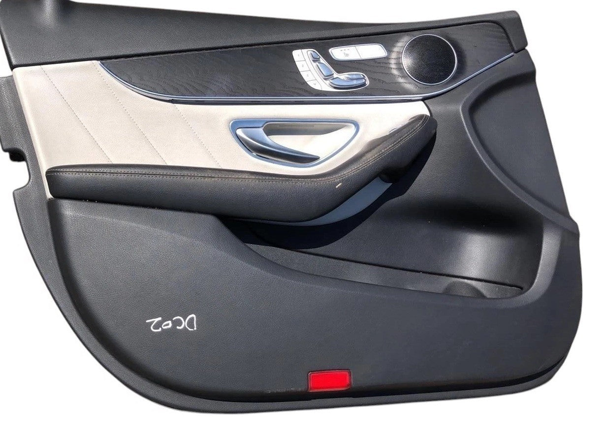 MERCEDES C CLASS W205 PASSENGER LEFT FRONT DOOR CARD PANEL AMG LINE