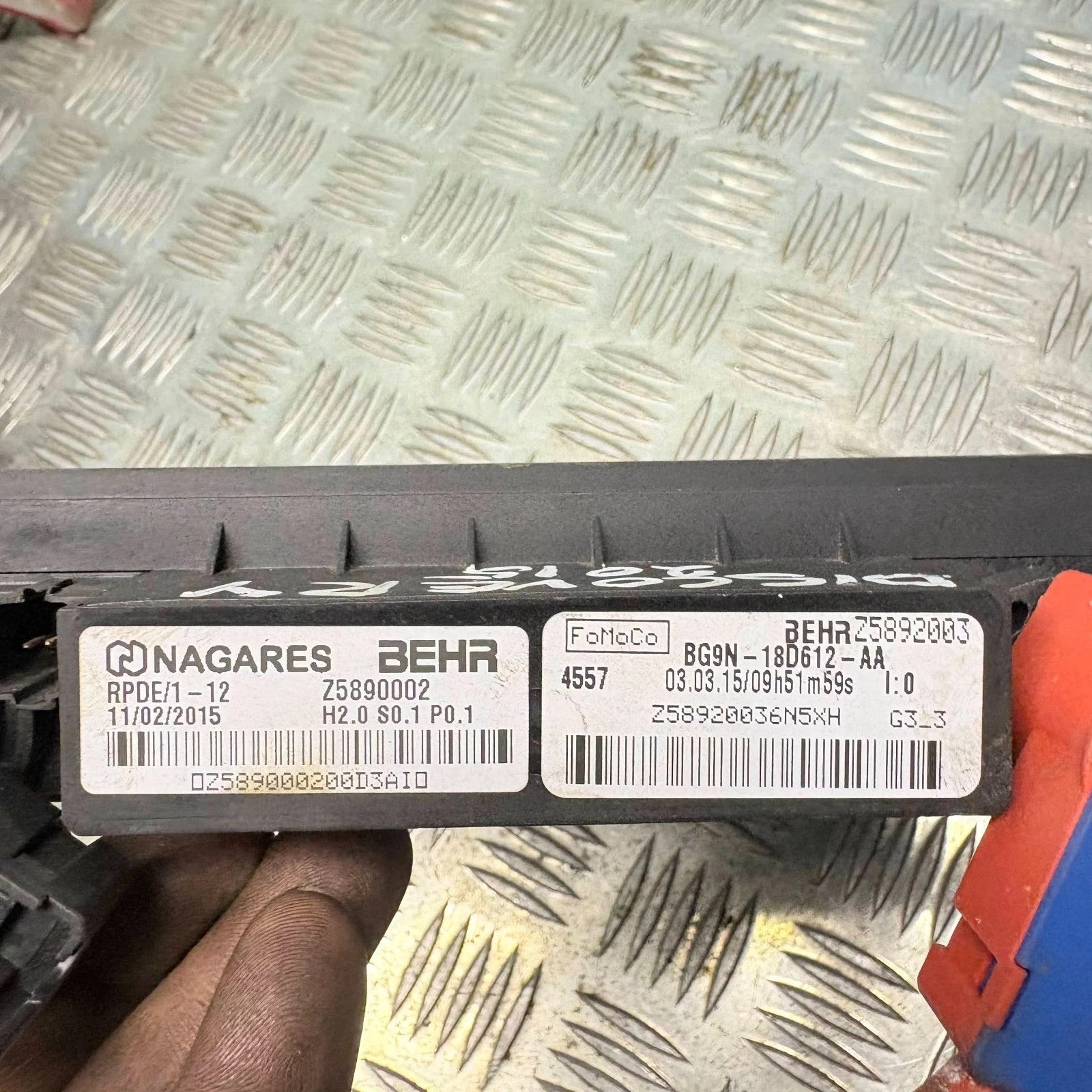Z5890002 BG9N-18D612-AA PTC Heater RR Evoque 2011-2019 Discovery Sport 2015-2021