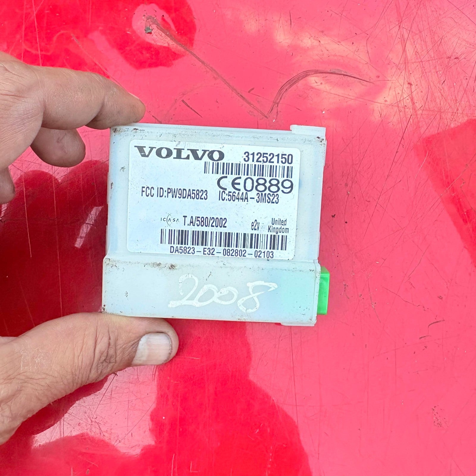Volvo S40 2008 Alarm Control Module 31252150