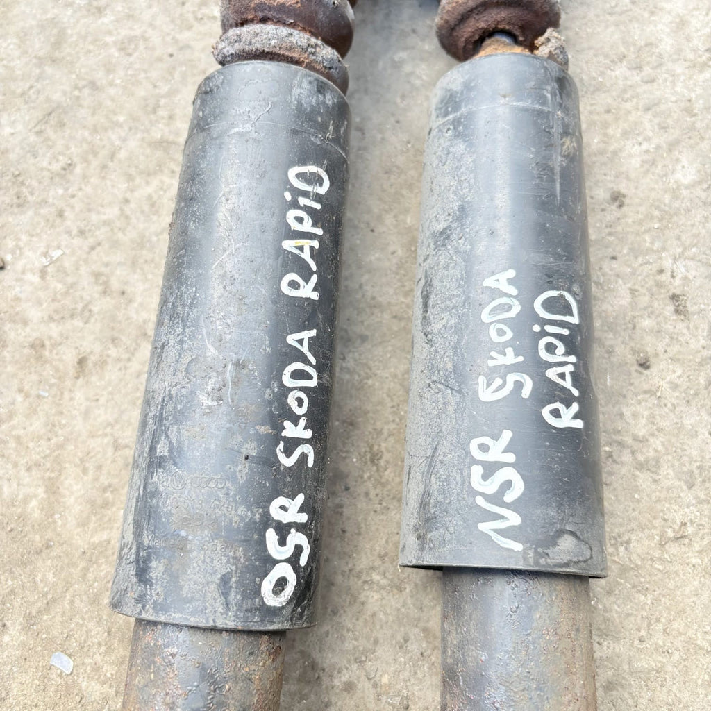 Skoda Rapid 1.6 TDI 2012-2019 Rear Shock Absorbers Pair OSR NSR 6R0513425