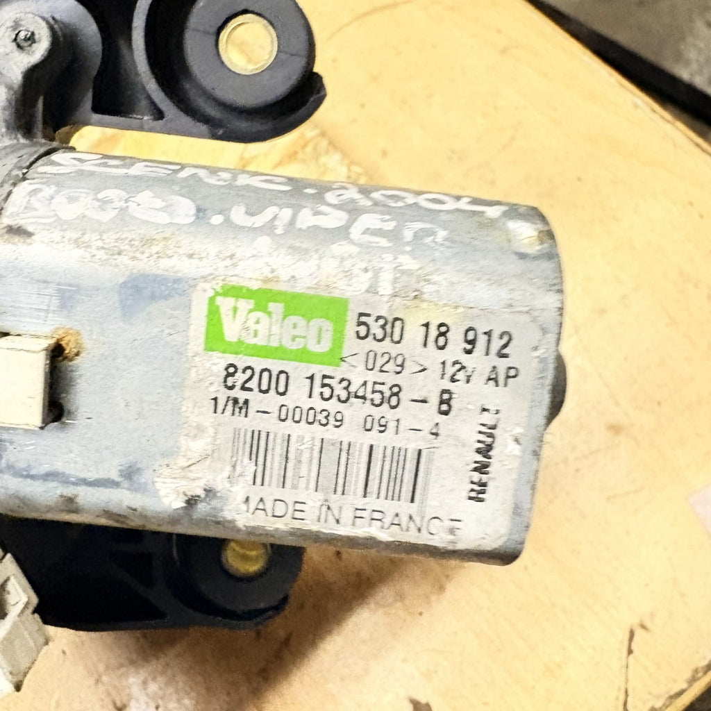 Renault Scenic 2003-2009 Rear Wiper Motor Valeo 53018912