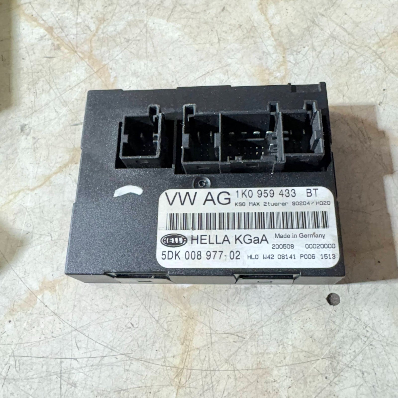 2005-11 SEAT LEON CONVENIENCE COMFORT BODY CONTROL MODULE 1K0959433BT