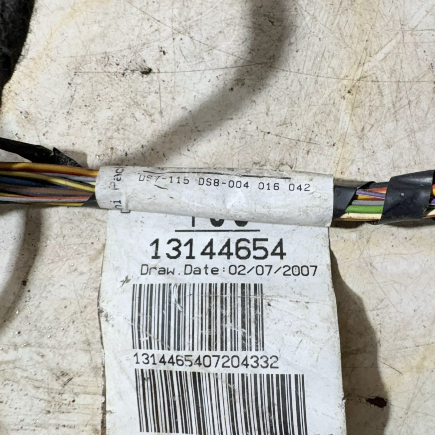 VAUXHALL CORSA D DOOR LOOM WIRING 3DR 13144654 NSF LH PASSENGER FRONT LEFT 2007
