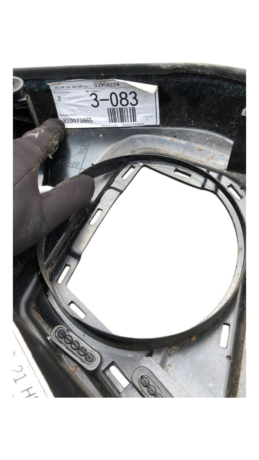 AUDI A4 2014 B8.5 8K Saloon Rear Right Door Card Panel 8K0867306