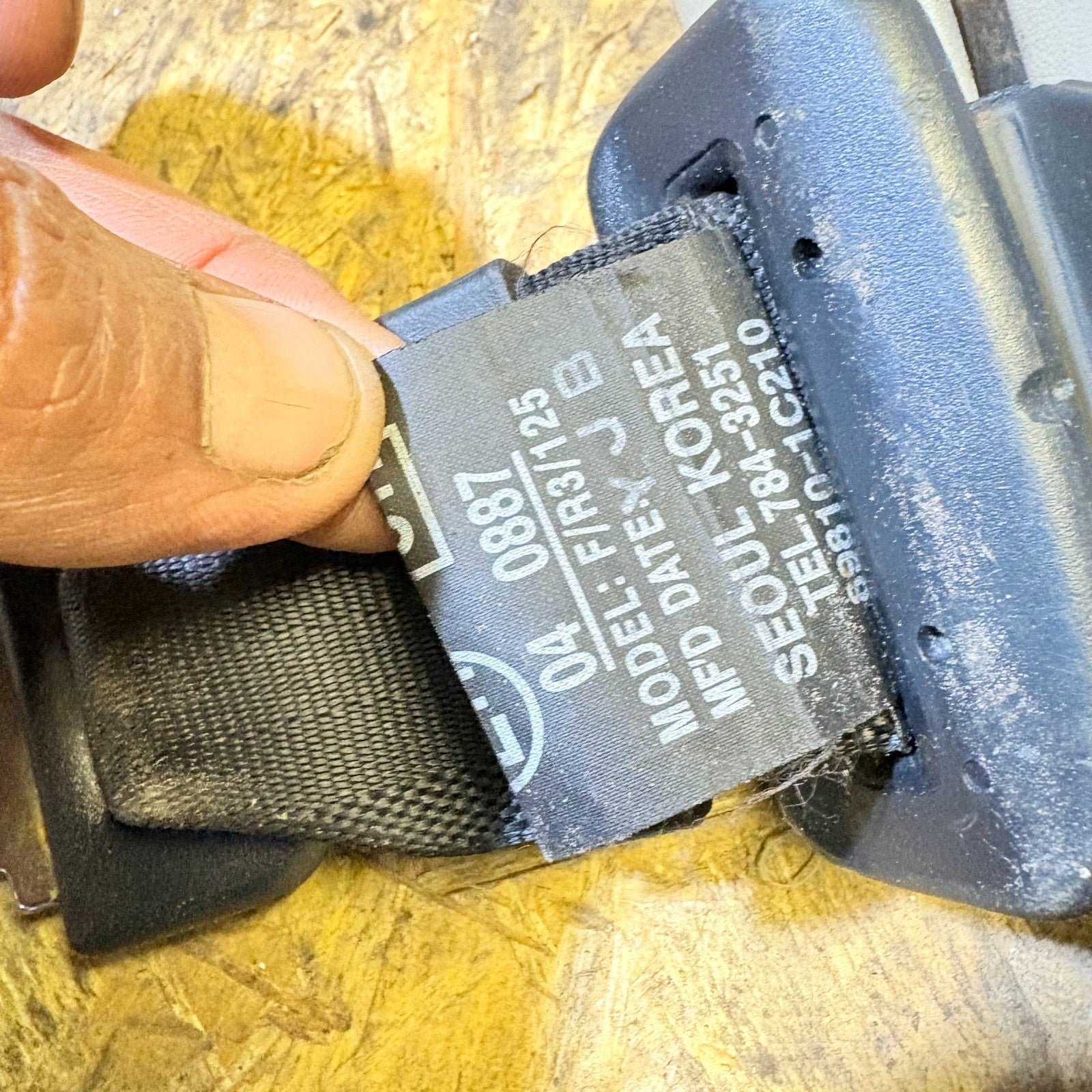 898101C210BJ Seat Belt Strap Middle 89810-1C210BJ