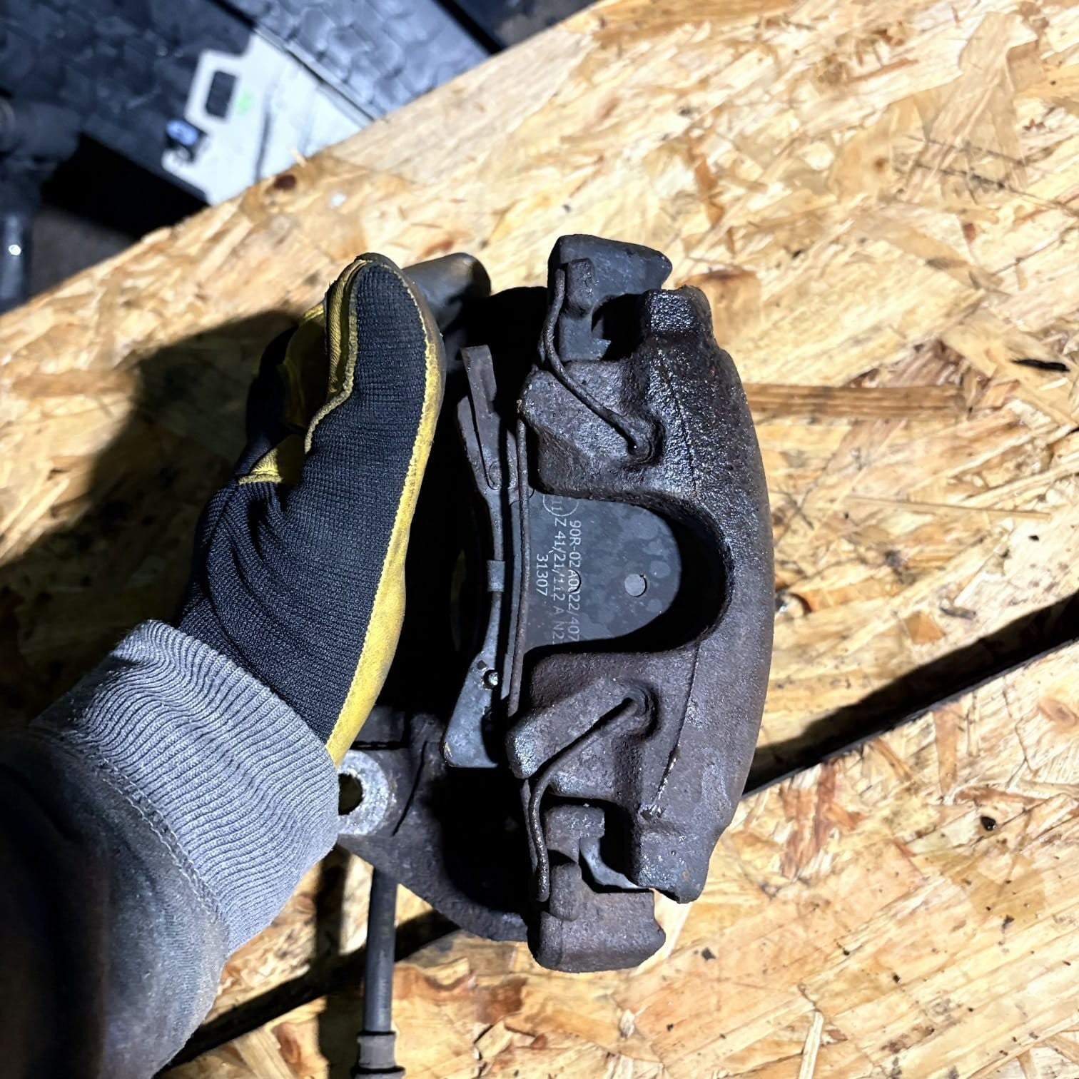 Opel Meriva 2011 Mk2 Left Side Brake Caliper 0000467886 90r-02a0022