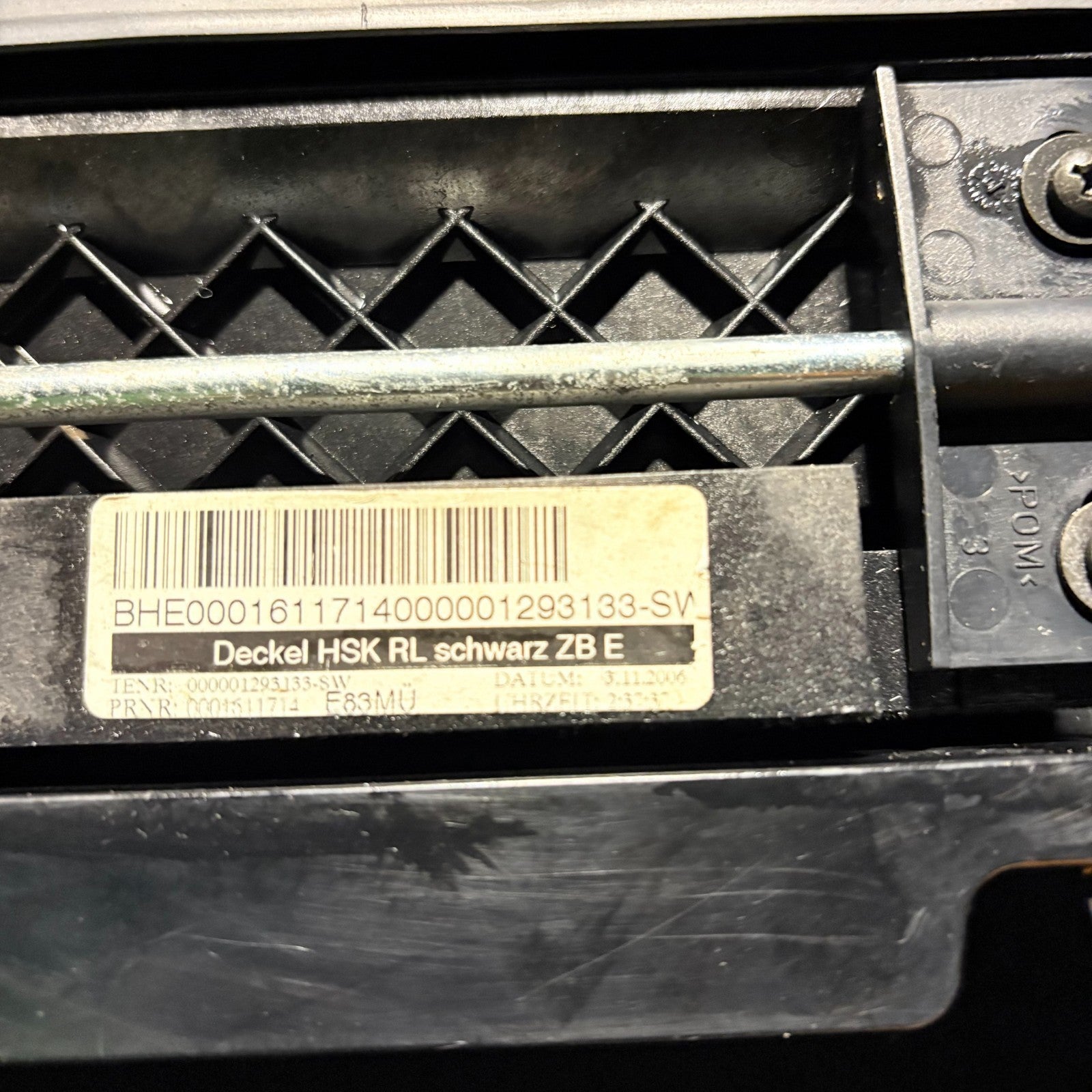 BMW X3 E83 LCI 2006-2010 RHD Complete Glove Box Compartment Black 1293133SW