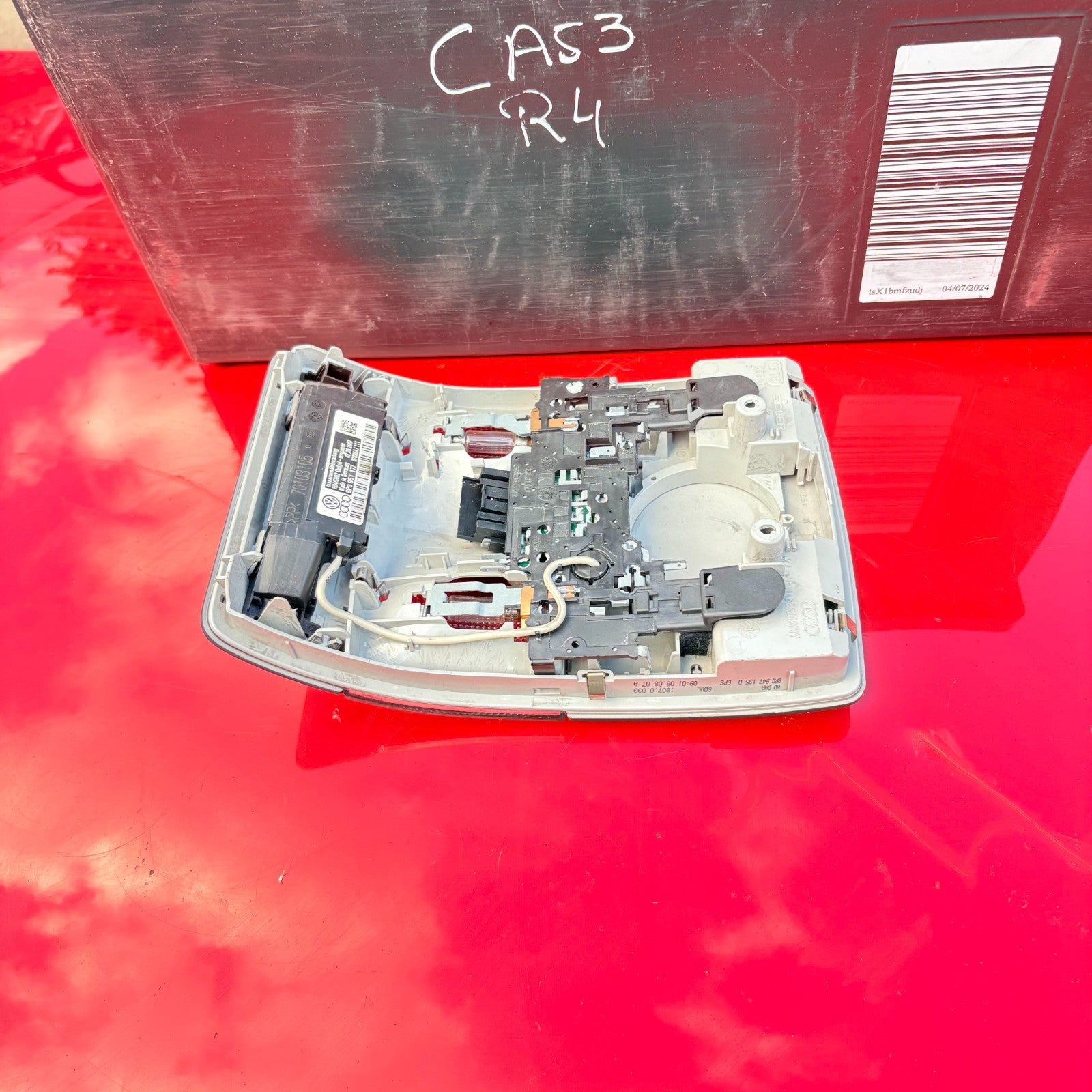 Audi A3 8p Front Interior Roof Courtesy Light Lamp 70103105 MK2 2007 Grey