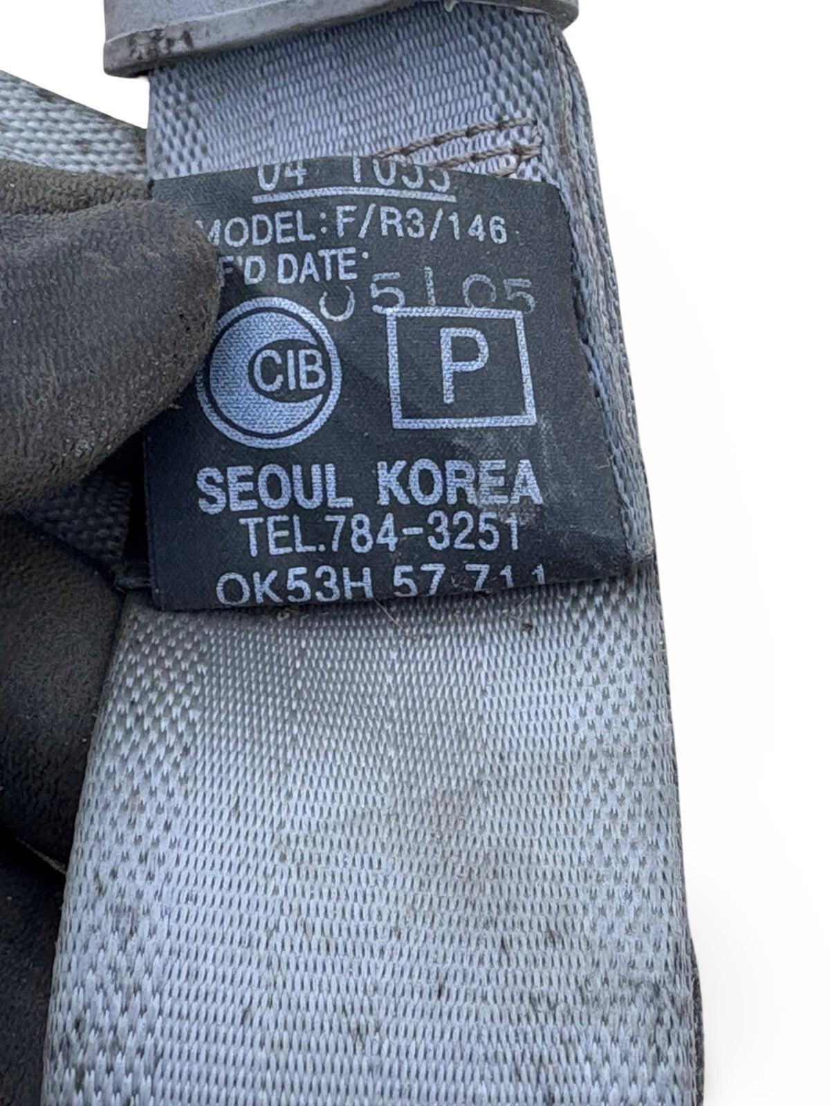 KIA SEDONA SE 2.9TD AUTO 7 SEATER 2004 NSF PASSENGER FRONT SEATBELT OK53H57711