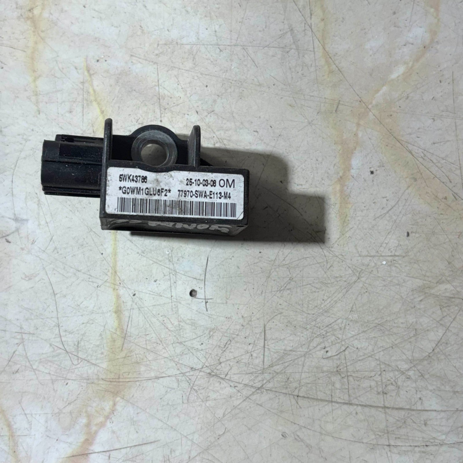 HONDA CRV FRONT RIGHT SIDE AIRBAG CRASH SENSOR MODULE 77970SWAE113M4 2007-2012