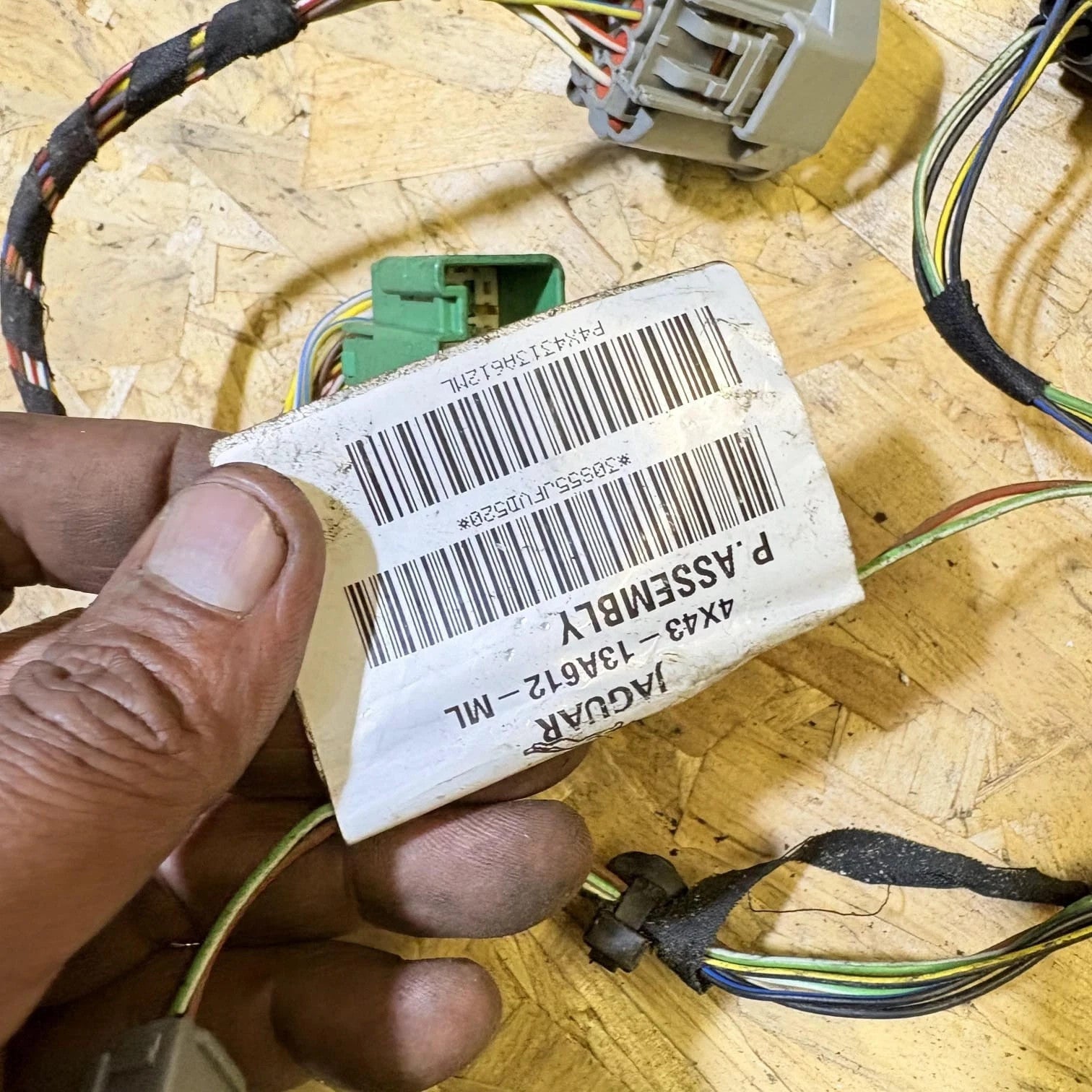 JAGUAR X-TYPE SPORT E4 4 DOHC 2007 PEDAL WIRING LOOM 4X43-13A612 55JFVD520 T-294