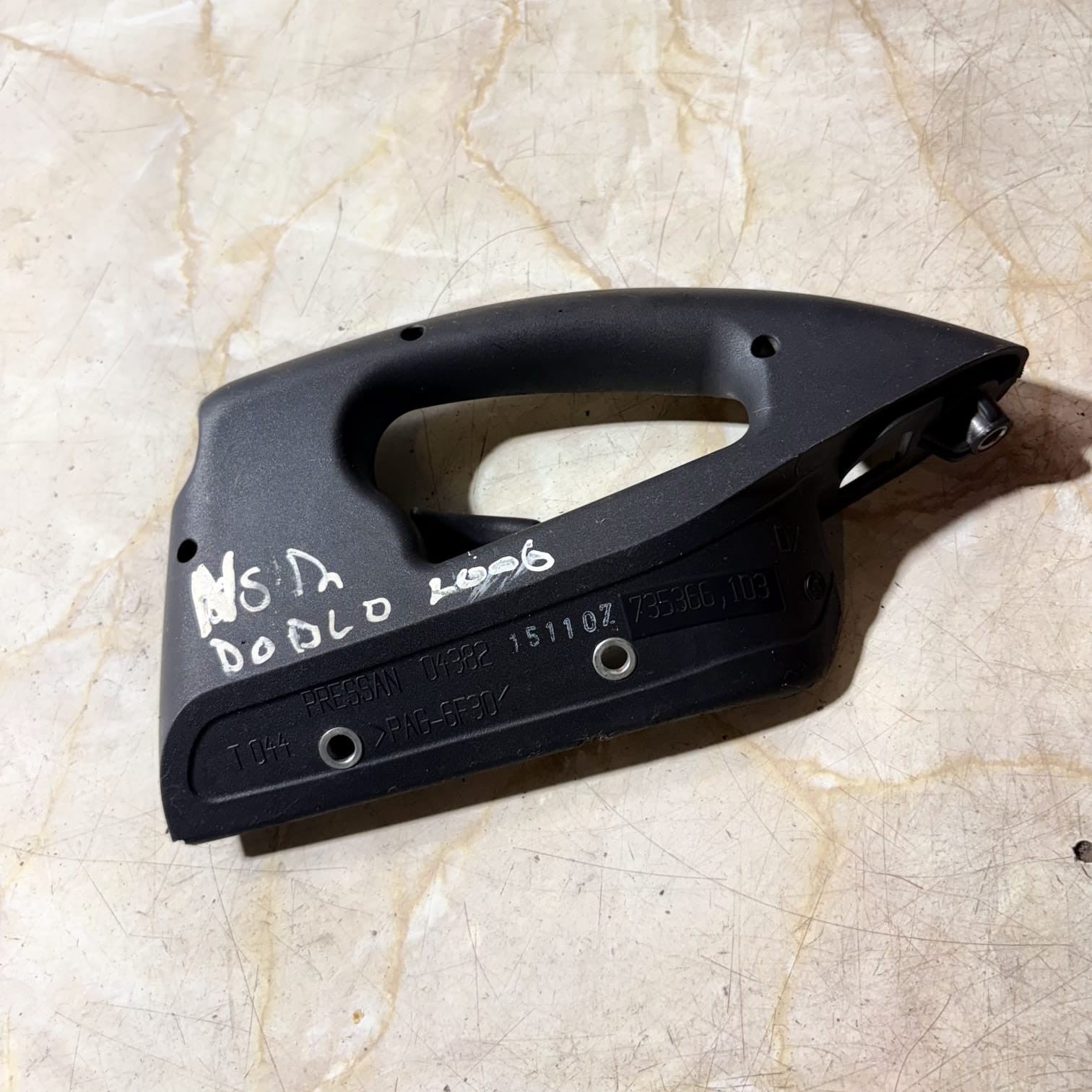 Fiat Doblo 119 2005-2010 Left Rear Inner Door Handle 735366103