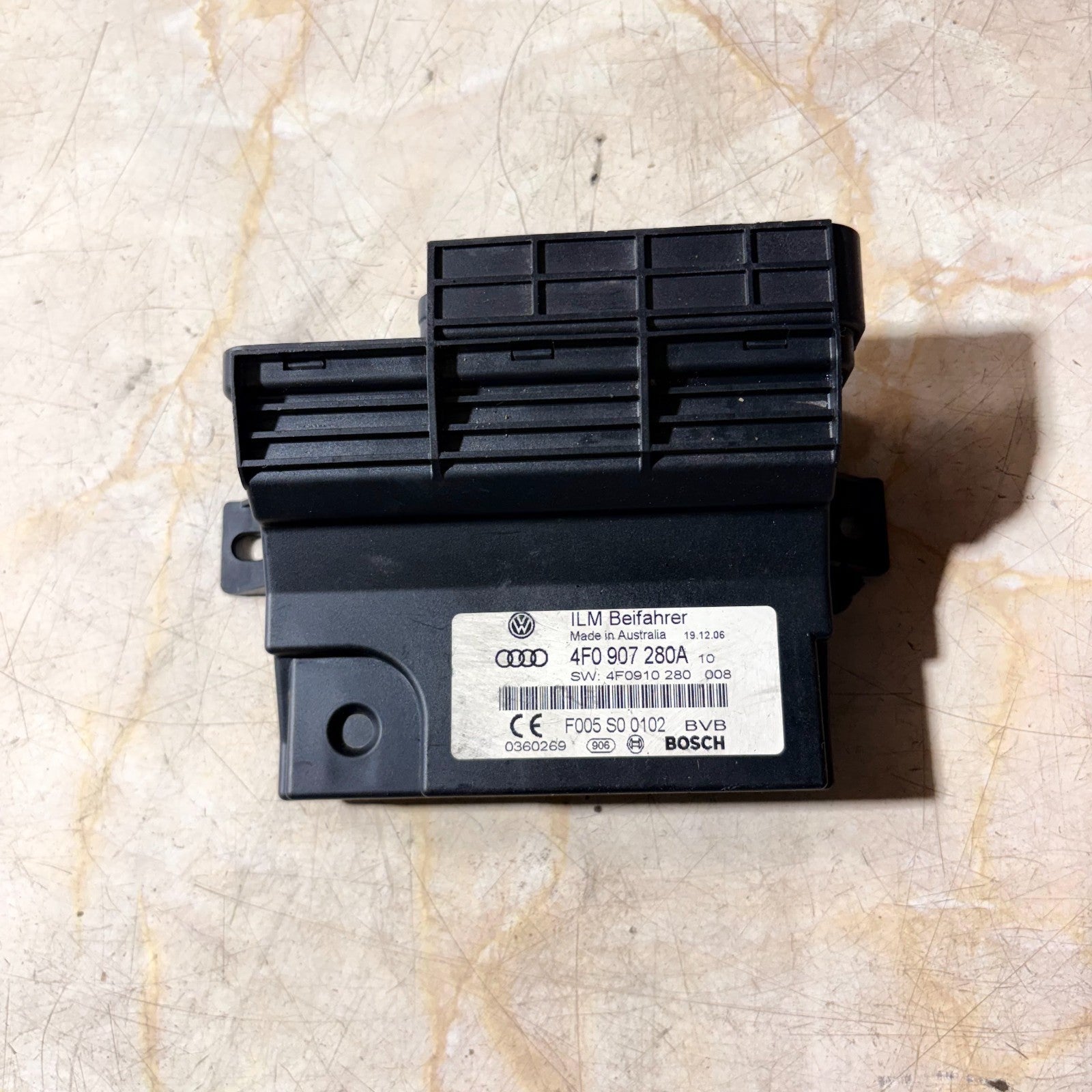 4F0907280A Audi A6 C6 2005-2011 Onboard Supply Control Module ECU 4F0 907 280A