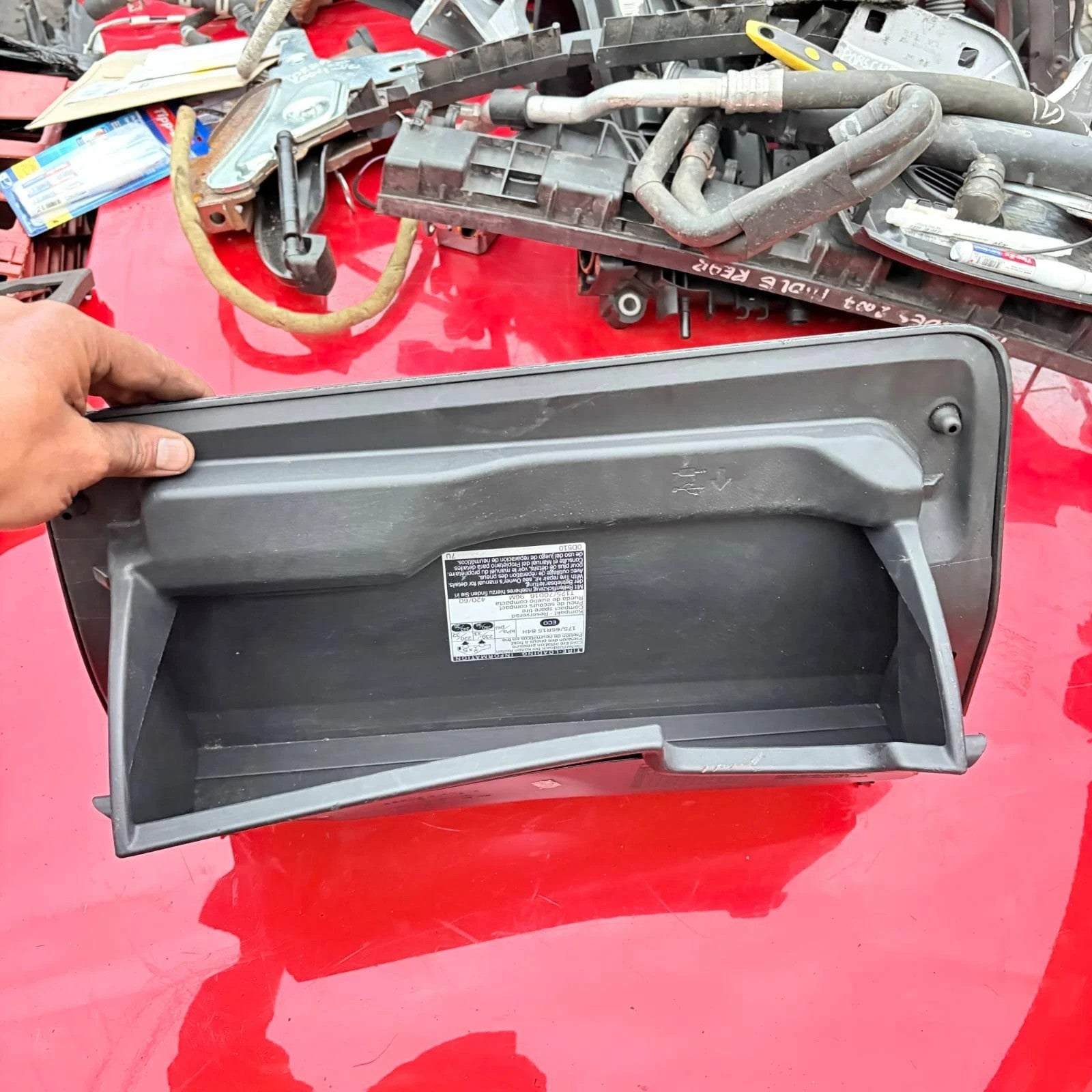 Toyota Yaris Mk3 XP130 Glove Box Door Lid Black RHD 55550-0D160 2011-2014