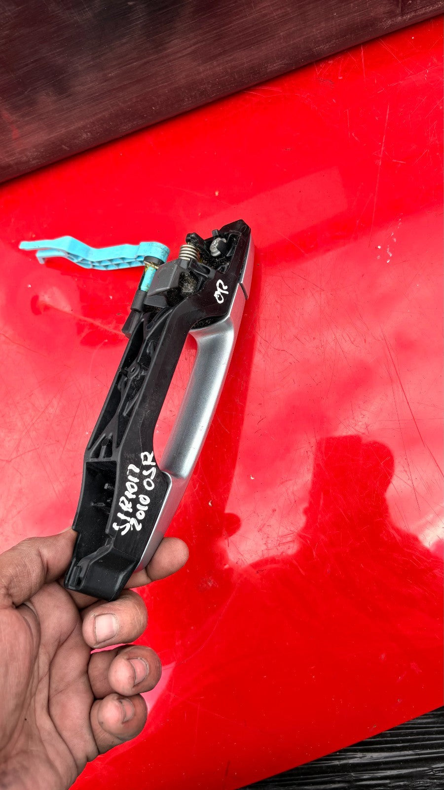 Volkswagen Scirocco 2010 Rear Door Handle Right Driver Side OSR
