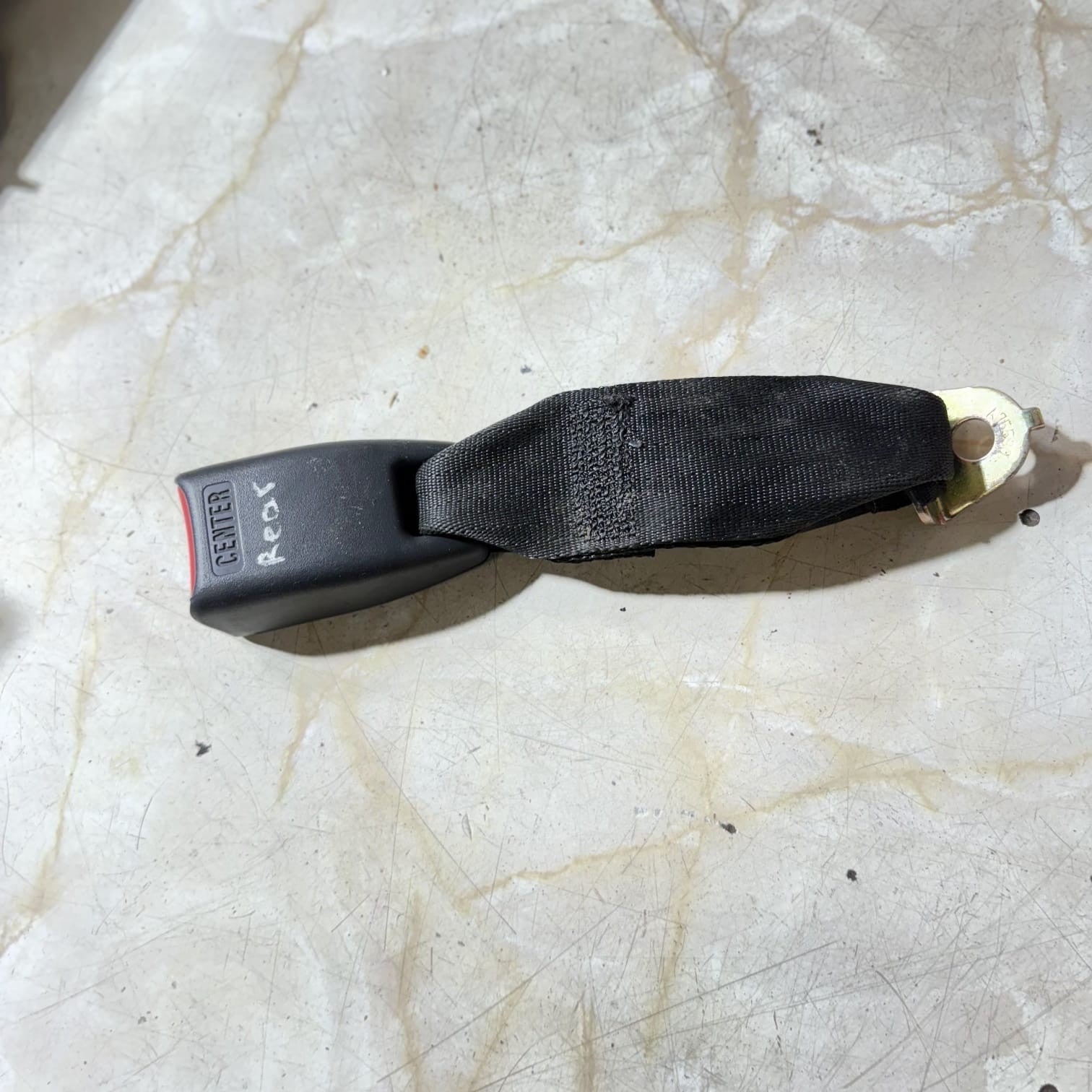 ALFA ROMEO 147 MK1 3 SEAT BELT ANCHOR BUCKLE CLASPS 10448290